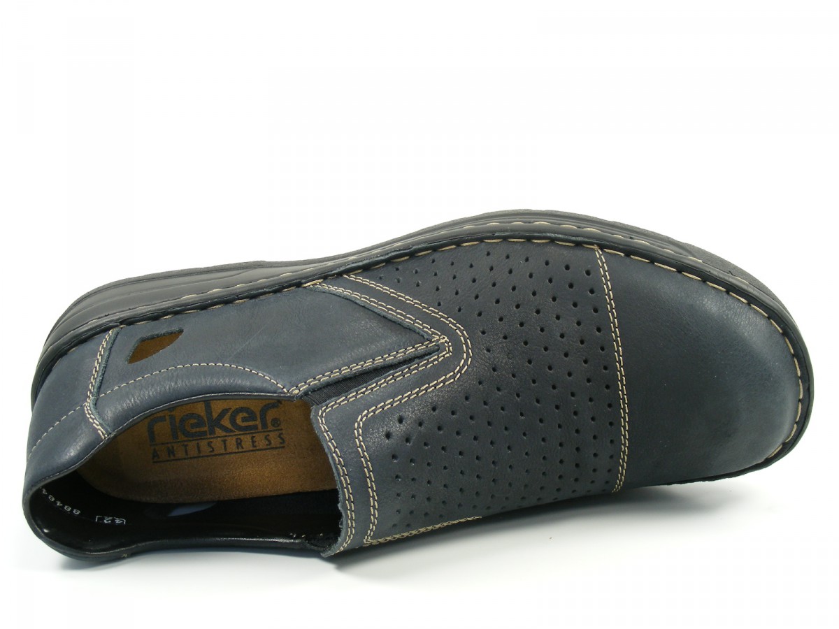 Rieker Schuhe Herren Slipper extra weit 08464